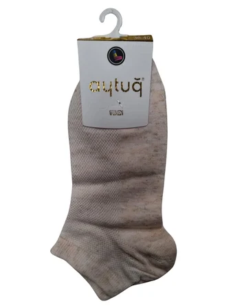 Aytuğ 39204 Kadın Simli Pamuklu Patik Çorap