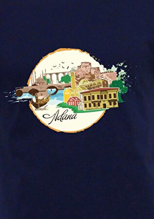FFM İSTANBUL ADANA BASKILI BASIC T-SHIRT