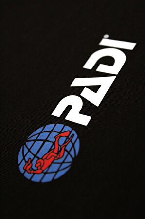 FFM İSTANBUL SİYAH PADI BASKILI DIVER BASIC T-SHIRT