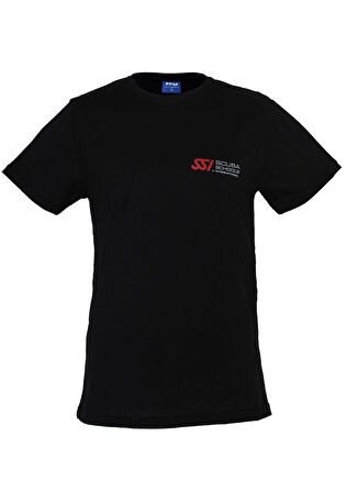 FFM İSTANBUL SİYAH SSI BASKILI DIVER BASIC T-SHIRT