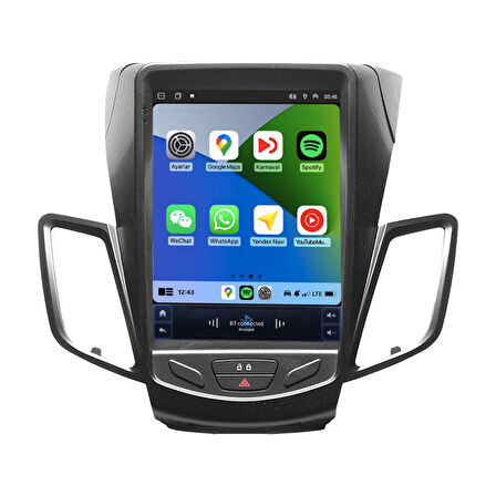 Ford Fiesta Tesla Multimedya (2009-2017) 4 GB RAM 32 GB Hafıza 4 Çekirdek Nakamichi