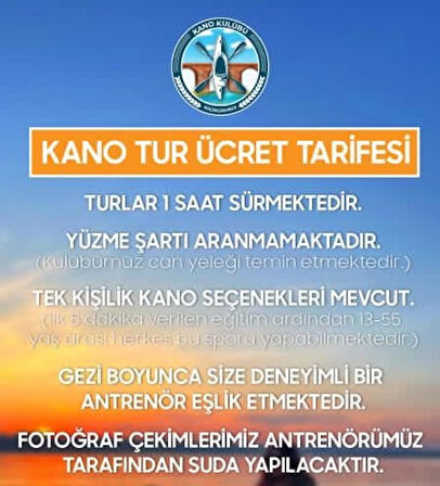 Küçükçekmece Kano Turu