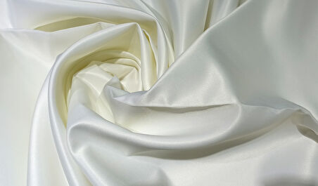 Saten Krem Renk Güneşlik Perde