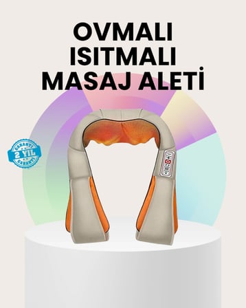 Isıtmalı Ovmalı Masaj Aleti Kas Gevşetici Ve Kan Dolaşımı Düzenleyici