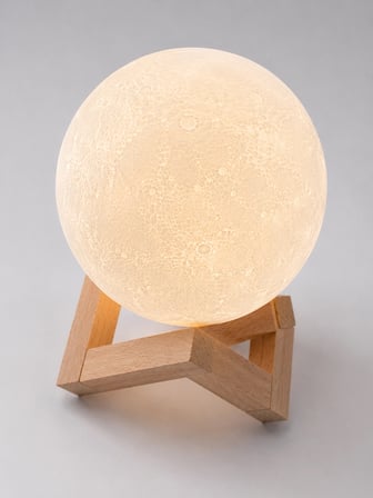 Modern Tasarımlı 3d Ay Lambası Yatak Odası Ve Salon Dekoru