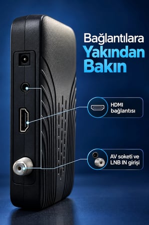 Usb 2.0 Girişli Hd Uydu Alıcısı