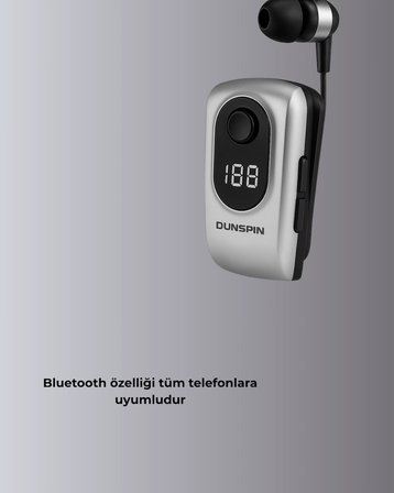 Dijital Ekranlı Bluetooth Kulaklık – Titreşimli Bildirim, 25 Saat Kullanım Yeni Nesil