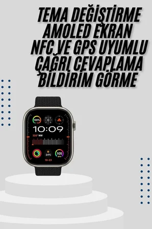 Akıllı Saat Uyku Ve Sağlık Takibi Gps Uyumlu Tema Değiştirme