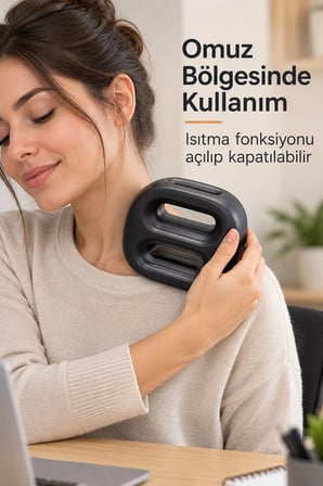 Bel Kemeri İle Kullanılan Isıtmalı Titreşimli Masaj Aleti