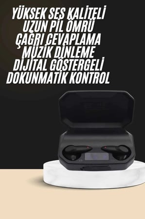 Kulak İçi Bluetooth Kulaklık Rgb Işıklı Çift Mikrofonlu İos/android Uyumlu Bt 5.2 Yeni Nesil