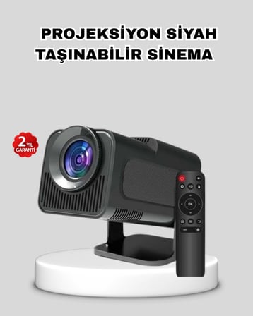Akıllı Projeksiyon Cihazı Hdmı Usb Bağlantılı Taşınabilir Enerji Tasarruflu