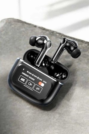Yeni Nesil Bluetooth Kulaklık Ekranlı Yüksek Ses Kaliteli Uzun Şarj Süreli