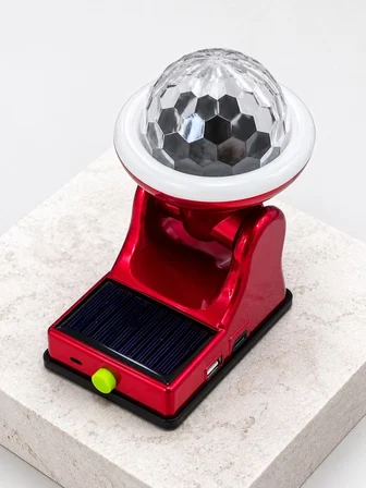 Güneş Enerjili Led Disco Lamba Şarjlı Rgb Parti Ve Dekoratif Aydınlatma Lambası