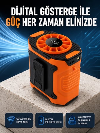 Taşınabilir Çok Fonksiyonlu Soğutma Fanı