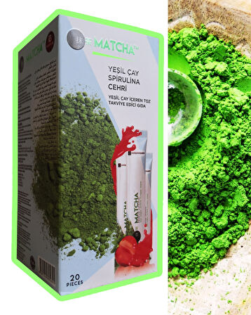 Matcha Premium Japanese Çilek Aromalı Detox Burner Form Maça Çayı 4 Kutu