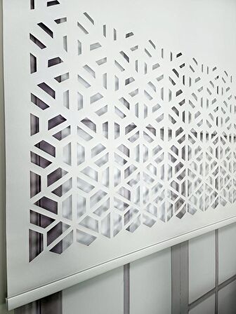 BBB Lazer Stor Perde Mat Kalın Kumaşlı Beyaz Renk LZR109