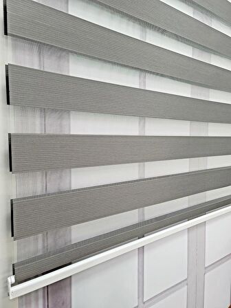 BBB Stor Zebra Perde Gri MZ510 Hemen Kargo