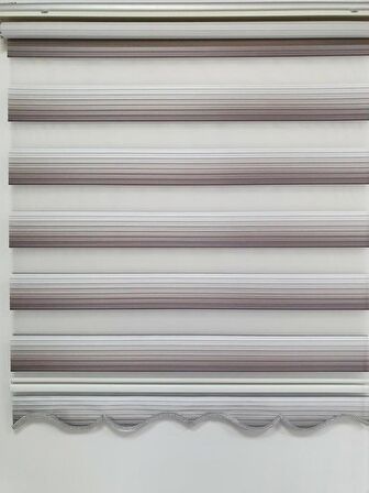 BBB Geniş Pliseli Renk Geçişli Zebra Stor Perde MZ290