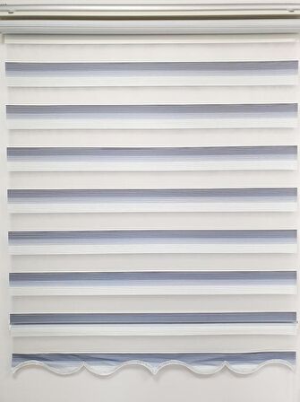 BBB Mikro Pliseli Renk Geçişli Zebra Stor Perde MZ295