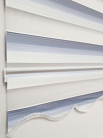 BBB Mikro Pliseli Renk Geçişli Zebra Stor Perde MZ295