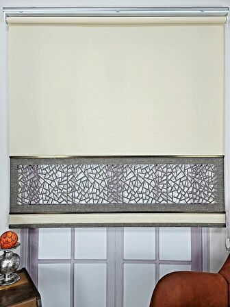 Yeni Nesil Çift Renk Lazer Stor Perde Mat Kalın Kumaşlı Renk Seçenekli