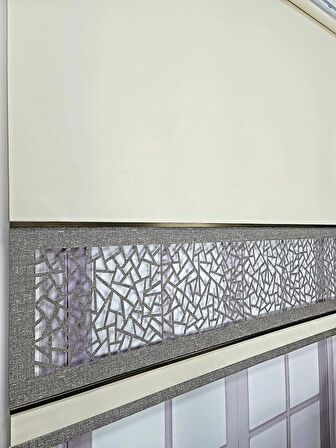 Yeni Nesil Çift Renk Lazer Stor Perde Mat Kalın Kumaşlı Renk Seçenekli