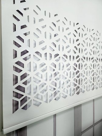 BBB Lazer Stor Perde Mat Kalın Kumaşlı Beyaz Renk LZR109