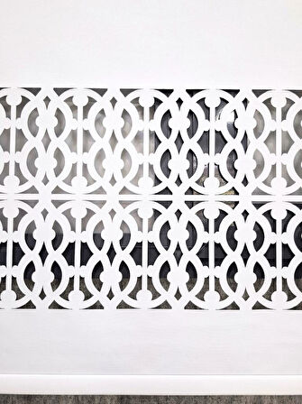 BBB Lazer Kesim Stor Perde Kalın Kumaşlı Beyaz Renk LZR314