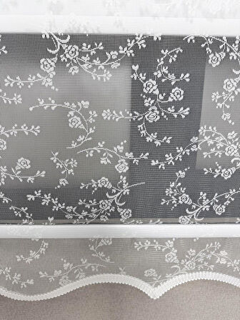 BBB Blackout Işık Geçirmez Çift Mekanizmalı Tül Stor Perde Beyaz TS4003BL