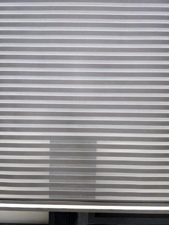 İnce Zebra Çizgili Çift Mekanizmalı Tül ve Stor perde TS2025