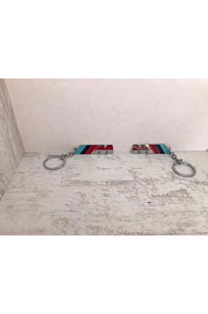 Bmw M Bmw-m Metal Krom Kaplı Anahtarlık Çift Yönlüdür 1 Adet