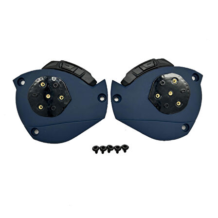 ADVANT 2 KASK YAN KAPAK SET MAT MAVİ