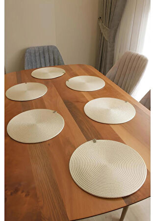 6 Adet Amerikan Sunum Supla / Servis Altlığı 30X30cm
