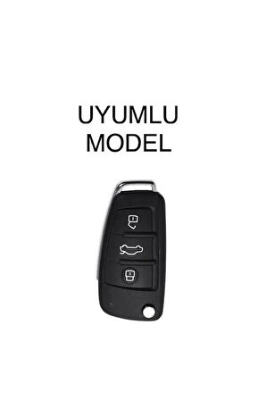 Audi A1 A3 8p 81 A4 A5 B6 B7 B8 A6 A7 C5 C6 4f Q3 Q5 Q7 8v Anahtar Koruma Kılıf 2.resime Bakınız