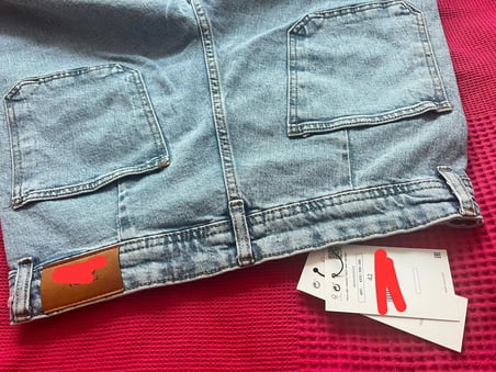 Öncepli Açık Mavi Kot Pantolon