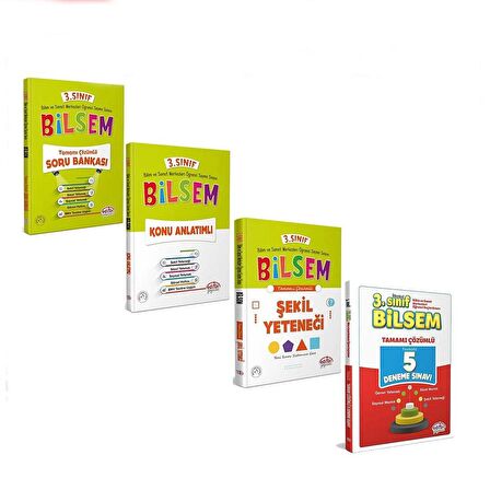 3. Sınıf Bilsem Hazırlık 4 Kitap Set Editör Yayınları