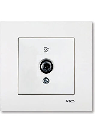 Viko Karre Uydu Prizi F Konnektörlü Sonlu 12'li