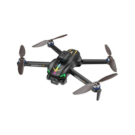 Ozmik GD83 4K Sabit Kameralı RGB LED Drone – 150 Metre Menzil, Brushless Motor, Ultra Stabil Uçuş