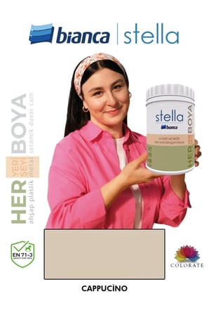 Stella Boya Yeni Nesil Yaşam Boyası Dolap-fayans-cam-plastik-ahşap