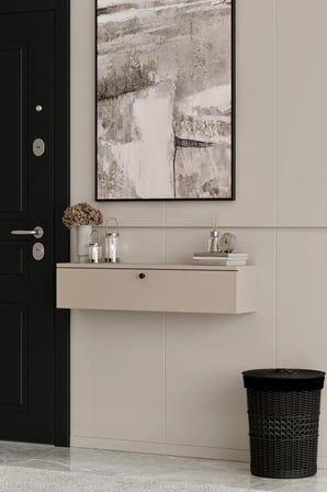 Asur Kumtaşı Bej 90 cm Dresuar (100% MDF)