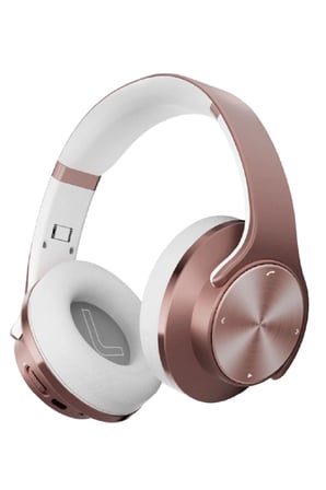 FH-07 2in1 Hoparlörlü Bluetooth Kulaklık - Kablosuz Kulak Üstü Kulaklık & Hoparlör Bass Destekli Pembe