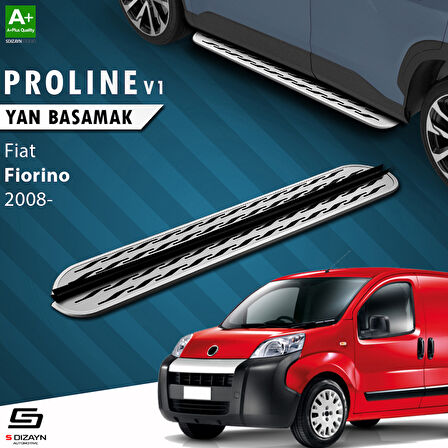S-Dizayn Fiat Fiorino OEM Still Pro V2 Aluminyum Yan Basamak 173 Cm 2008 Üzeri A+ Kalite