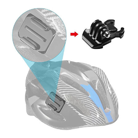Tüm Aksiyon Kameralara Uyumlu Hızlı Tak Çıkar Aparatı