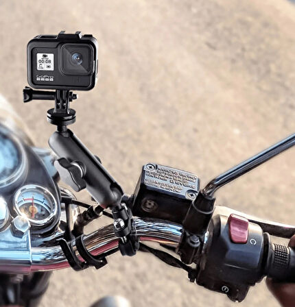 Motosiklet Bisiklet Gidona Monte Ayarlanabilir Kamera Tutucu Aparat