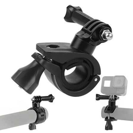 Tüm Aksiyon Kameralara Uyumlu Gidon Aparatı Tripod Adaptörü