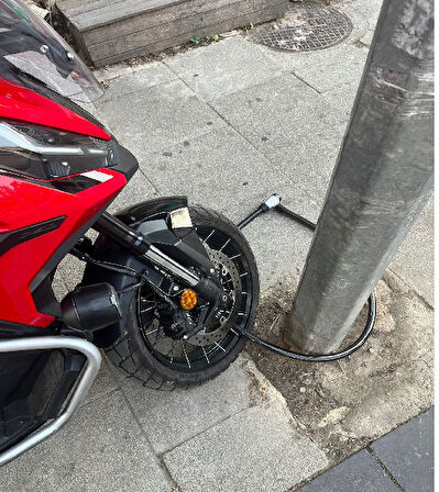 Motosiklet Kilidi 25mm Güçlendirilmiş  Halat Kilit 2 Metre