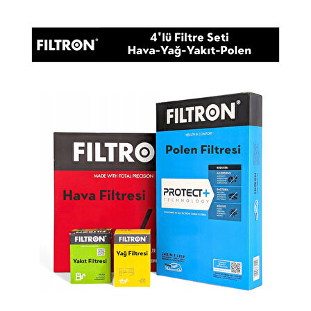 Peugeot 307 1.6 HDİ Filtre Bakım Seti 4'Lü 2003-2009 FILTRON FI115345