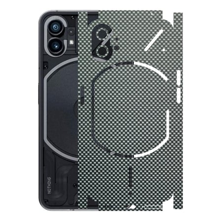 Kapps Nothing Phone 1 ile Uyumlu Fiber Serisi Premium Kaplama 360