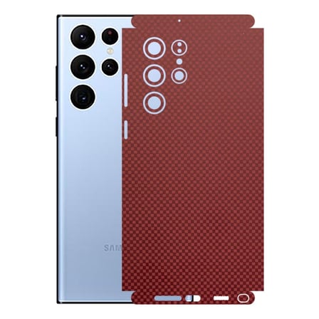 Kapps Samsung S22 Ultra ile Uyumlu Fiber Serisi Premium Kaplama 360