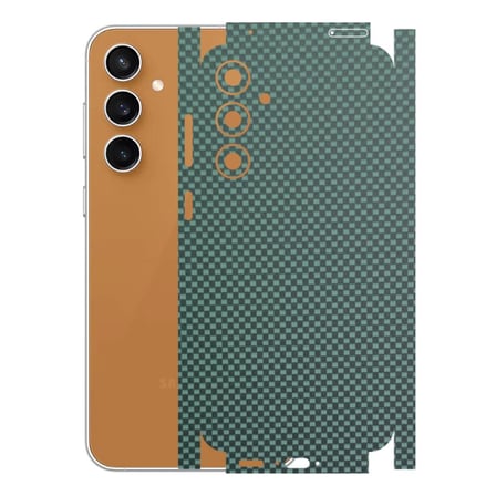 Kapps Samsung S23 FE ile Uyumlu Fiber Serisi Premium Kaplama 360